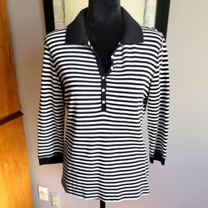 Tommy Hilfiger B/W Striped Top